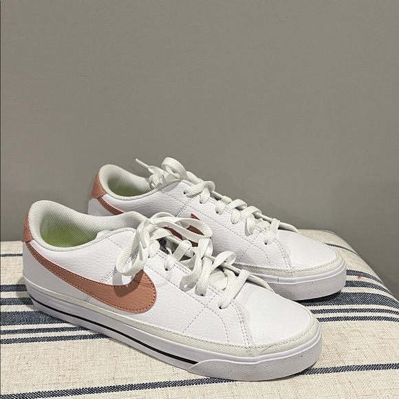 Nike Shoes - Nike Women's White and Peach Sneakers